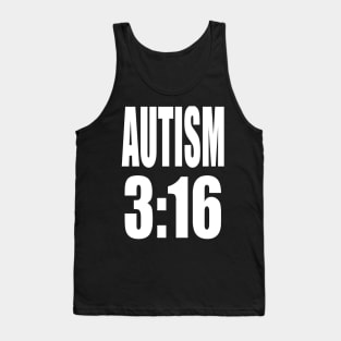 Funny Autism Aspergers Graphic Tank Top